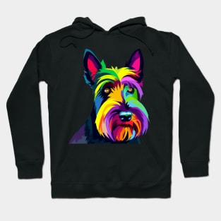 Scottish Terrier Pop Art - Dog Lover Gifts Hoodie